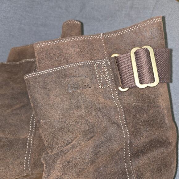 SOREL Toronto Brown Suede Mid Calf Wedge Boot Buckle Women Size 7 - Picture 3 of 7